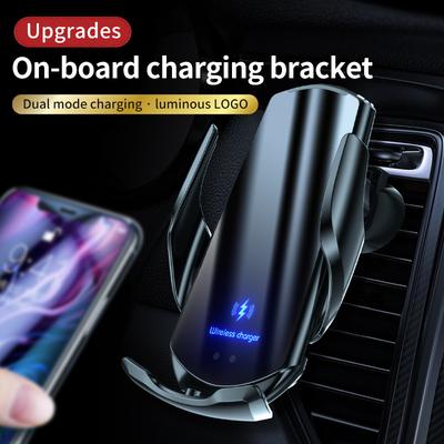 Support Chargeur Sans Fil pour Voiture Auto Support de Ventilation pour Voiture Support pour Téléphone Mobile Station de Charge Sans Fil Rapide Support Appareils à Induction Infrarouge