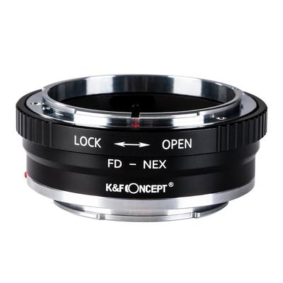 Concept Lens Mount Adapter FD Mount Lens Sony E Mount with Aperture Ring K&F KF-FDE2 (Canon Conversion)