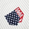 American Streetwear Striped Zip-Up Hoodie Loose Fit Mens Star Embroidery Jacket