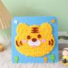 Educational Crafts Cartoon Animal Felt Sewing Kit Embroidery Painting Material Bag  Beginners