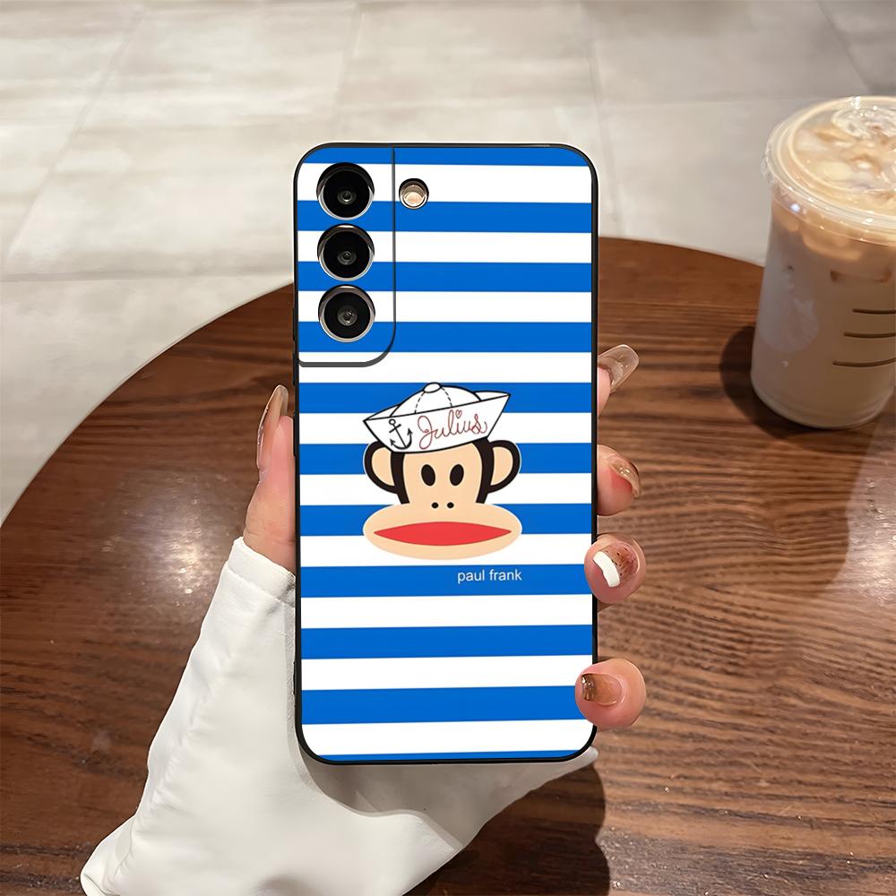 Fashion Logo P-Paul F-Frank Phone Case For Samsung S26 S24 Ultra S25 S23 Fe S22 S20 S21 Plus A54 A34 A53 A16 Back Cover