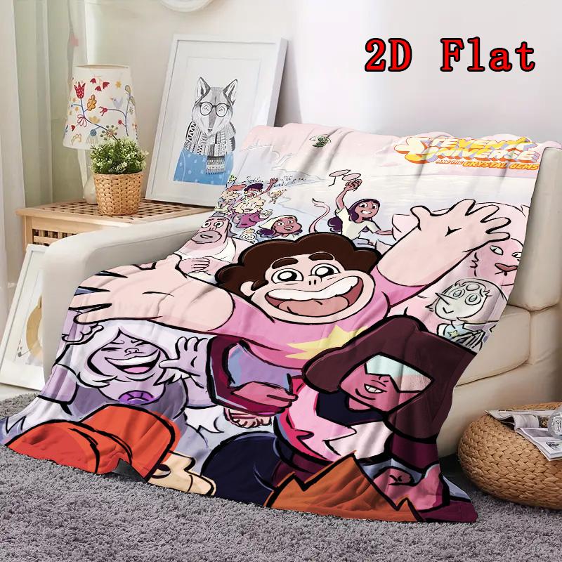 Steven Universe 2D Flat Pattern Flannel Blanket High quality All Seasons Warmth and Comfort Perfect for Christmas Gifts.MMT0918499
