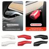 2PC Carbon Fiber Steering Wheel Whift Protection Cover For Tesla Model 3 Model Y ABS Car Column Shift Knob Cover Decor For Tesla