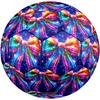 1 Stück Regenbogen Fliege Thema Fußball, Größe 5, Leichtes PVC, Fußball für das Training im Freien, Geschenk j61463