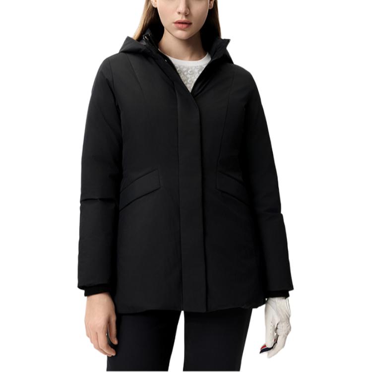 FILA Comfortable Fashionable Versatile Warm Down Jacket Women Outerwear Black A11W515907F-BK