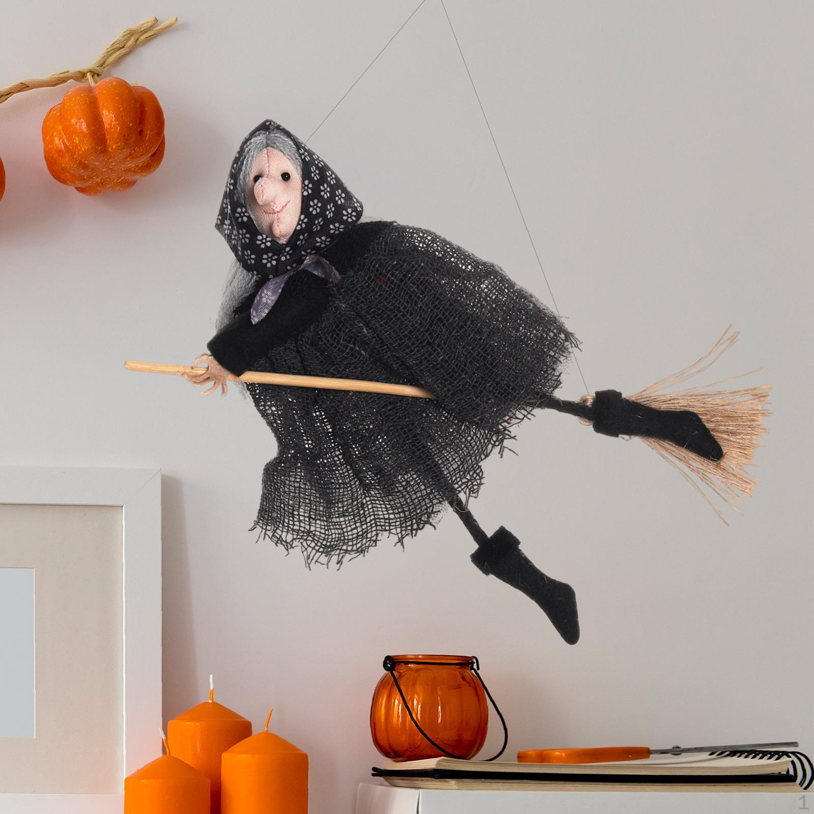 

Украшение на Хэллоуин Ведьма Метла Подвесной Кулон Внутренний Декор Для Дома Подарки Украшения Праздничные Принадлежности для серый