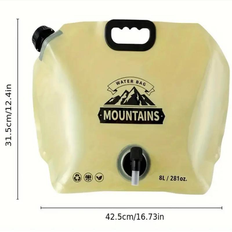 Outdoor Mini Folding Water Bag Camping 8L Big Capacity Portable Water Bag For Survival Or Emergency Supplies