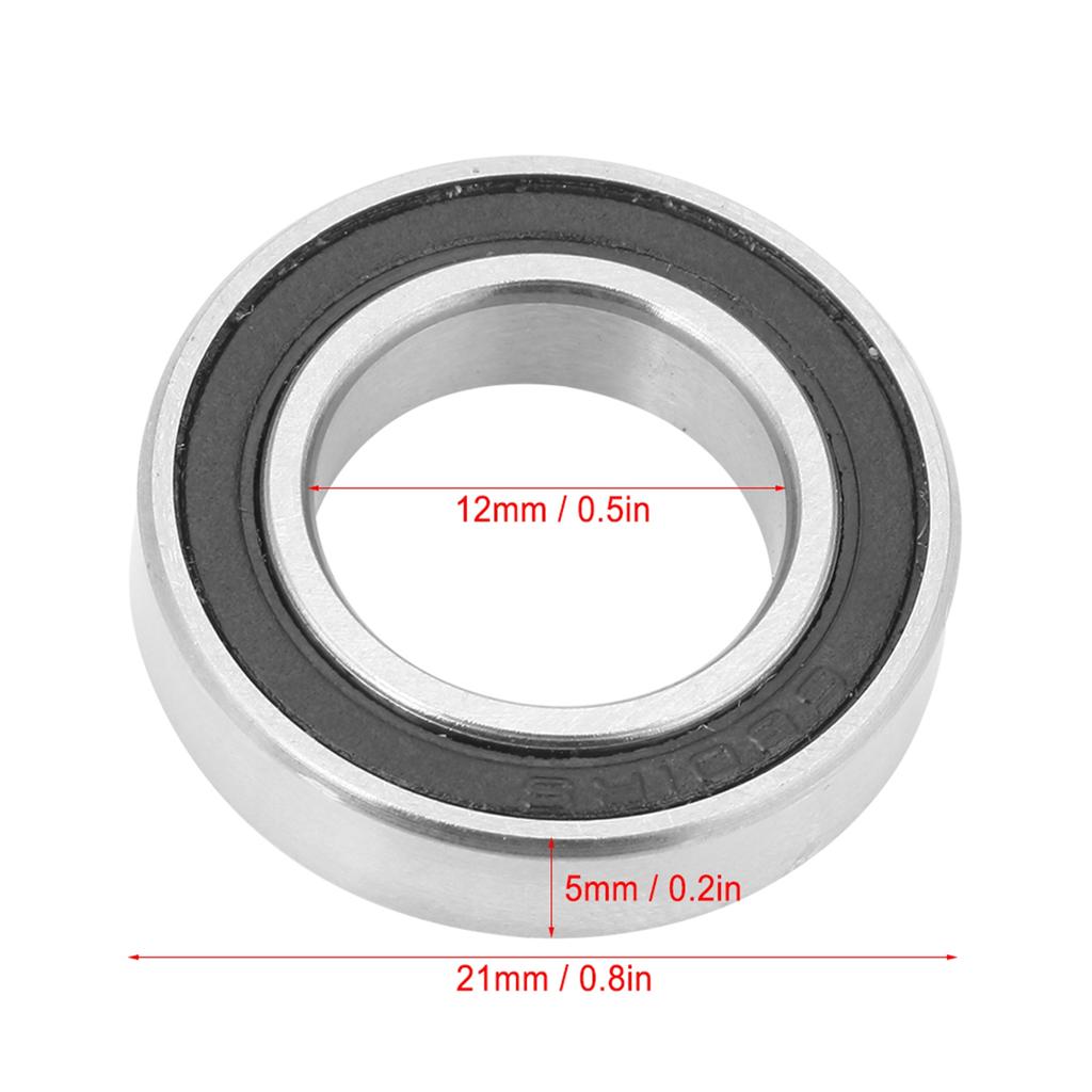 10 tk 6801?2RS kummitihendiga sügava soonega kuullaagrid 12mm * 21mm * 5mm