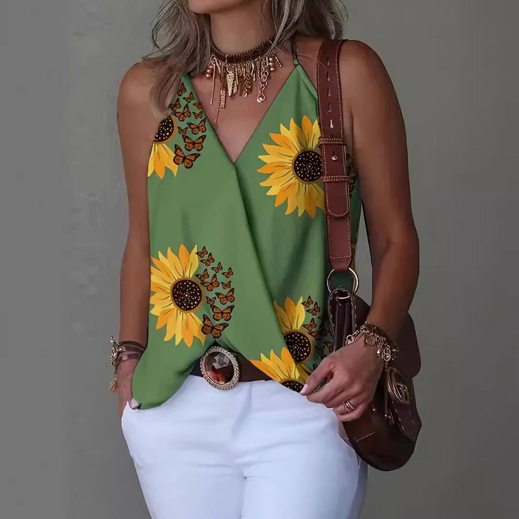 Sommer Frauen V-Ausschnitt Mode Ösen Stickerei Casual Plain Ärmellos Spitze Patch Neckholder Tägliche Kleidung Wickelkleidung Damen