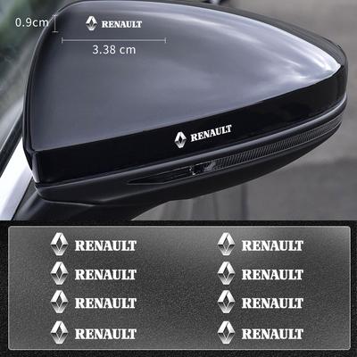 Car Logo Badge Sticker,center Console Decorative Sticker For Clio Laguna 2 Megane 2 3 Duster Logan Captur