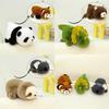 Adorable Reversible Panda Plush Toy Transforming Into Cute Panda Doll For Kids Gifts