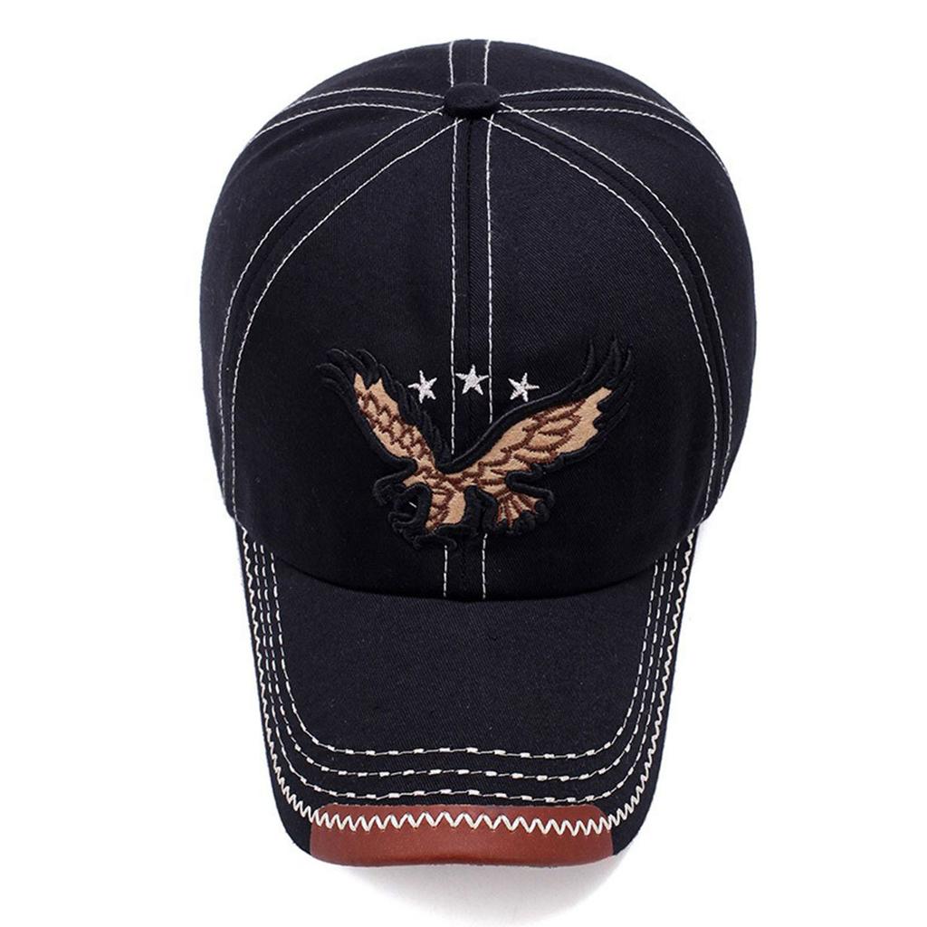 Hats Men'S And Women'S Four-Season Shade Baseball Cap Eagle Embroidery Korean Version Trendy Casual Couple Sunscreen Sun Hat