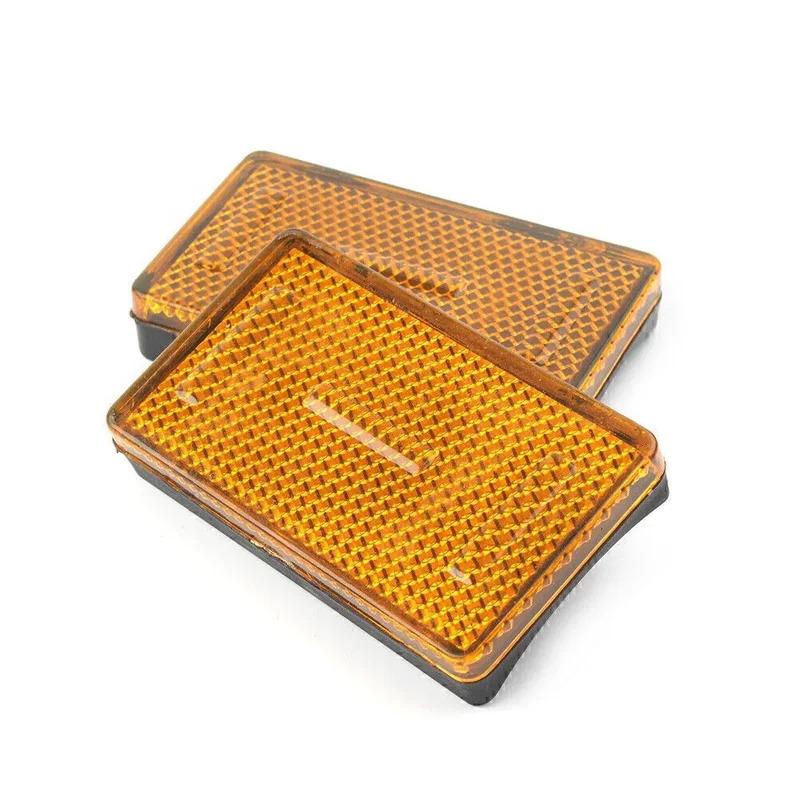Motorcycle Universal Rectangle Front Fork Leg Reflector Reflective Safety Warning For BMW K1200RS K1200GT R1200RT R1200GS R1200R