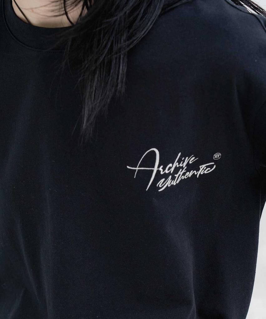 Yusentig Archive Yusentic T-Shirt Black Aw4Me43110