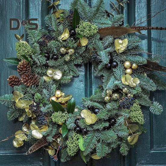 20 cm/25 cm Metall-Kranzrahmen, Drahtring, Blumengirlandenhalter, DIY-Kranzherstellung, Zubehör für Festivals, Hochzeiten