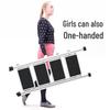 Household Folding Telescopic A-Frame Ladder with Handrail - Multifunctional Indoor Step Stool for Climbing, Thickened, Three/Four Steps
