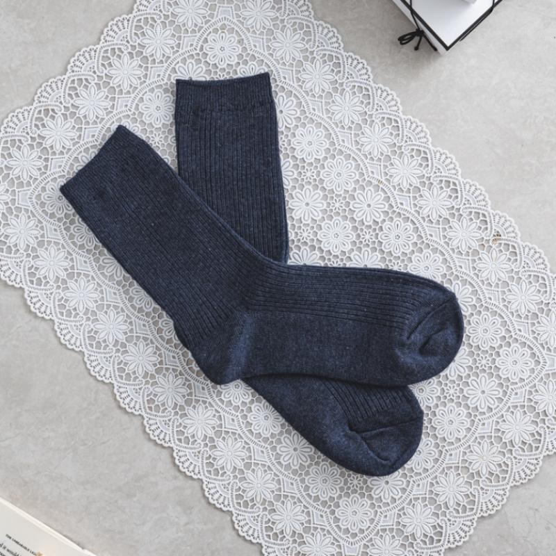 Monfoot Women S Ribbed Long Neck SockS Navy