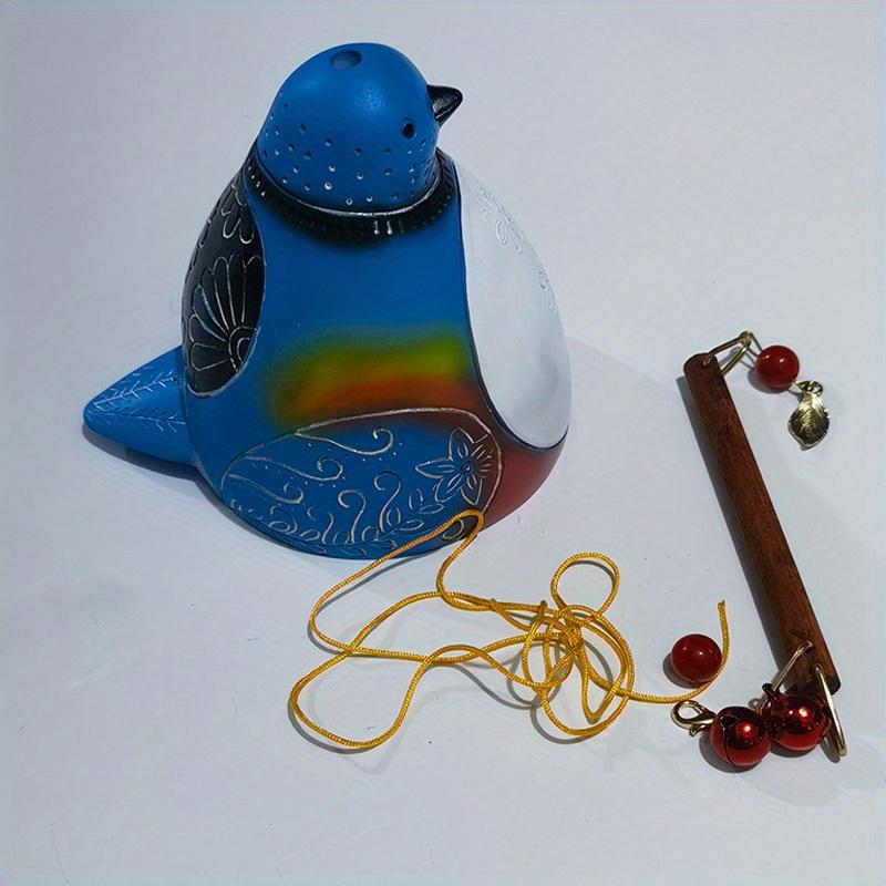 1 Pc Exquisite Resin Bird Wind Chimes Pendant for Independent Station - Enhancing the Beauty of Garden and Home Decor