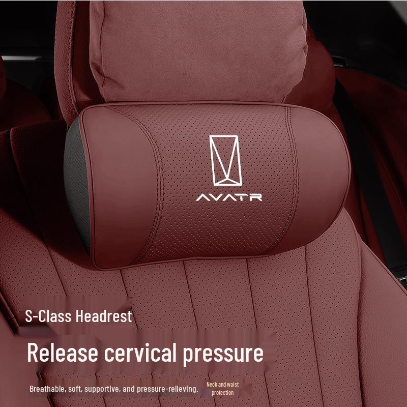Avatr 11 Car Headrest & Lumbar Support Pillow Set for Interior Enhancement