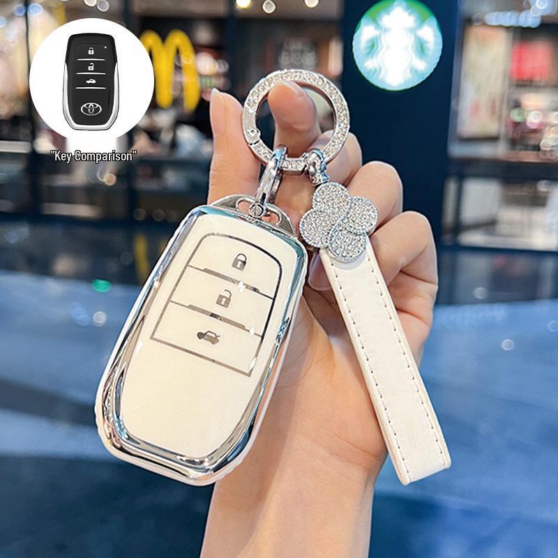 Toyota Schlüsselabdeckung Kompatibel mit Corolla, Camry, Levin, RAV4, Venza, Avalon und Fenglanda