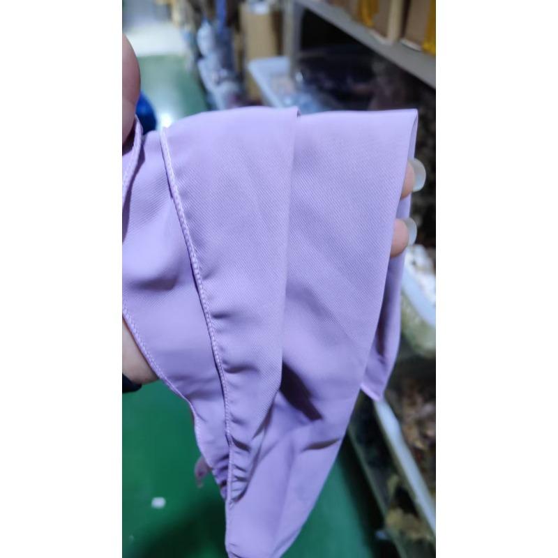 

New Style Women s Fabric Large Triangular Headscarf Headwear Headband Hair Accessory фіолетовий
