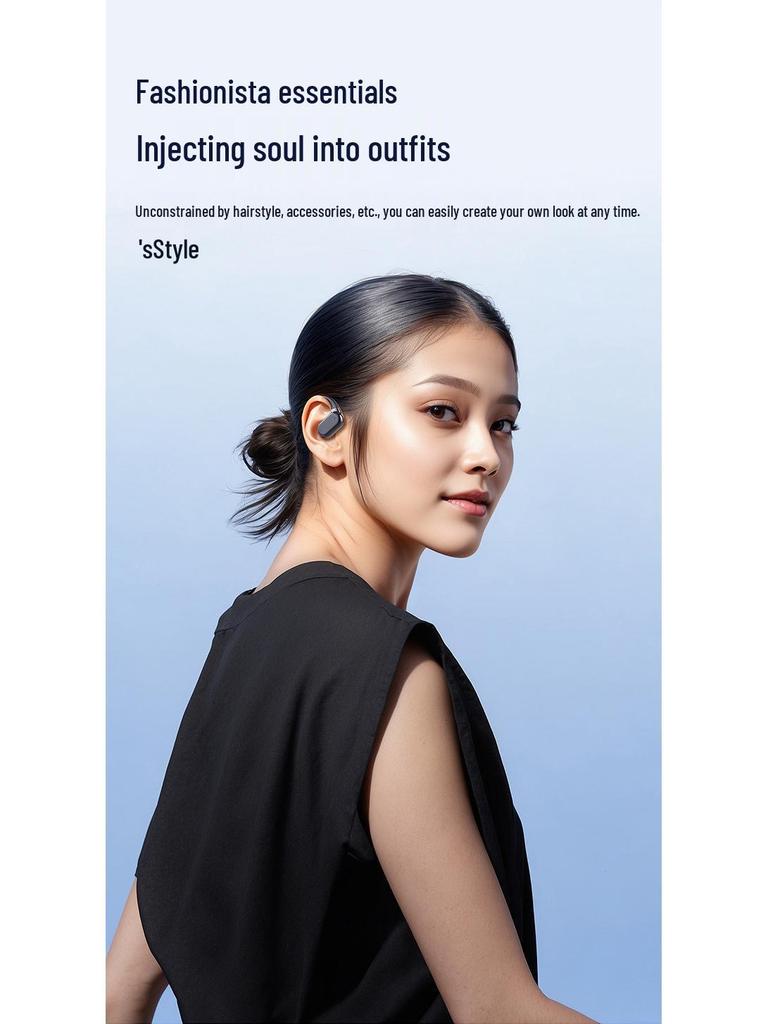 2025 Q26 Wireless Bluetooth Earphones: Long Battery Life, Sporty Ear-Hook Design, Air Conduction Technology