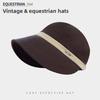 Winter Women Equestrian Cap With Windproof Warmthsun Protection For Daily Wear