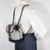 GUCCI Ophidia Mini Backpack Daypack 795221 Gray / navy GG Supreme Canvas Women Used
