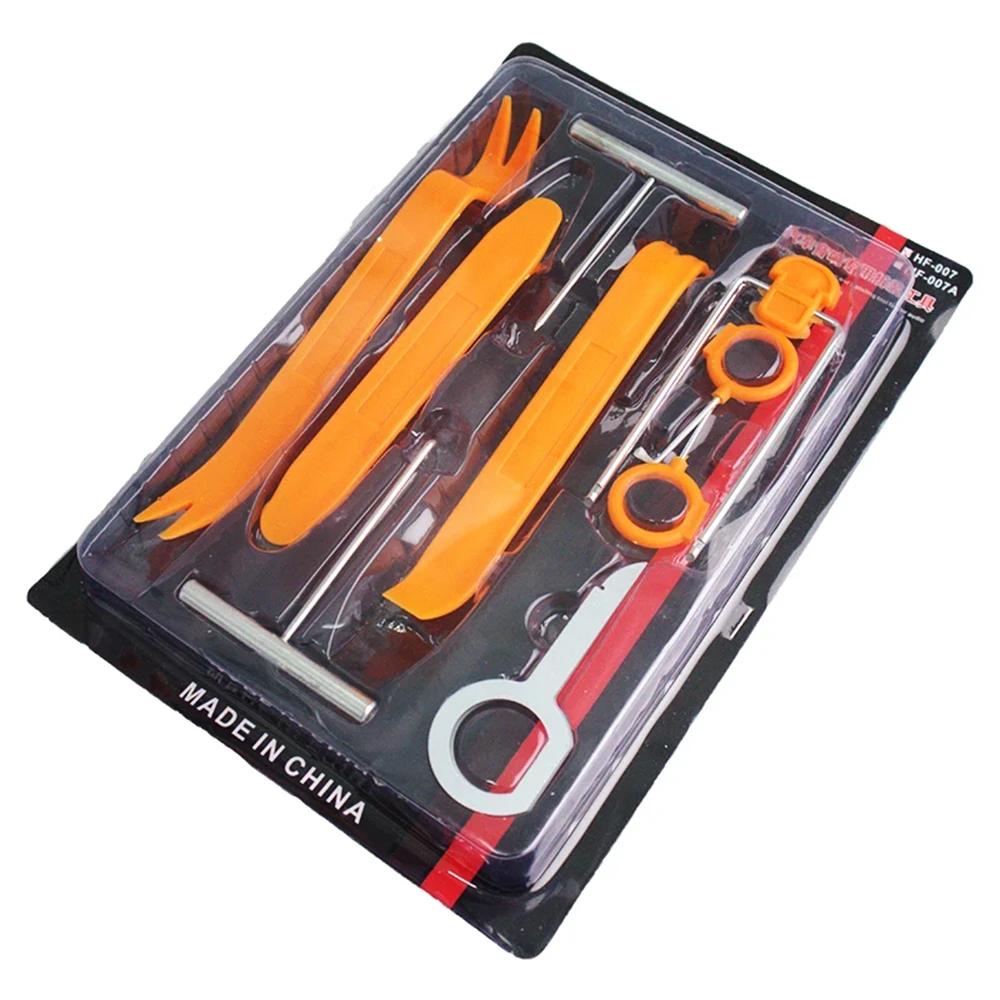 

Многофункциональный автомобильный ручной инструмент Инструмент для разборки автомобильной аудиосистемы Пластиковый ломик Разборка дверной панели Монтажная панель Внутренний зажим Коромысло Ломик