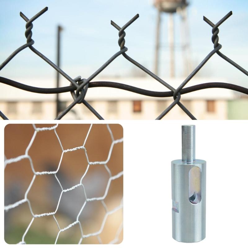 Drill Chuck Tool for 9 Gauges Twist Ties Twist Fence Tool Metal Fence Ties Drill Chuck Twist Ties Tool for Fixing Chain