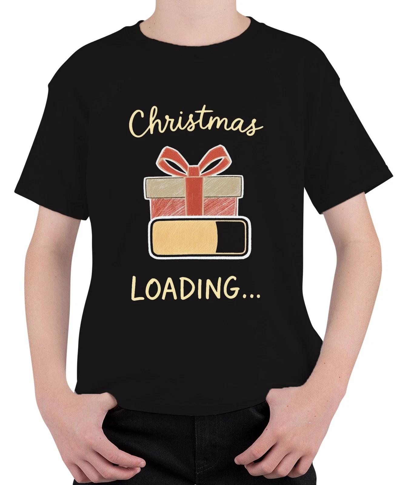 Christmas Loading Weihnachten Geschenk Ladebalken Advent Lustig Unisex Kinder T- XXL