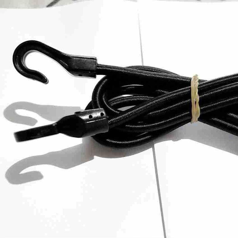 1m/1.5m/2m Heavy Duty Elastic Bungee Shock Cord Strap Stretch Plastic Hook Car Luggage Tent Kayak Boat Canoe Bikes Rope Tie
