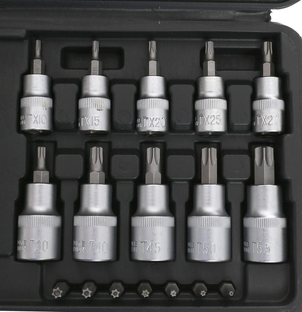 TORX bit and socket set, 30 pieces, KD10242