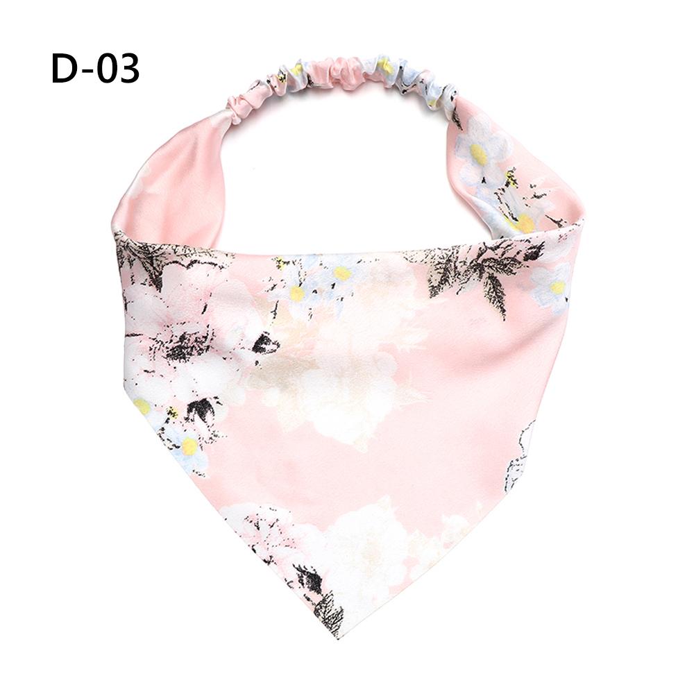 Bandeaux élastiques chouchou Turban imprimé Floral Bandanas bandeaux cheveux écharpe bandeau
