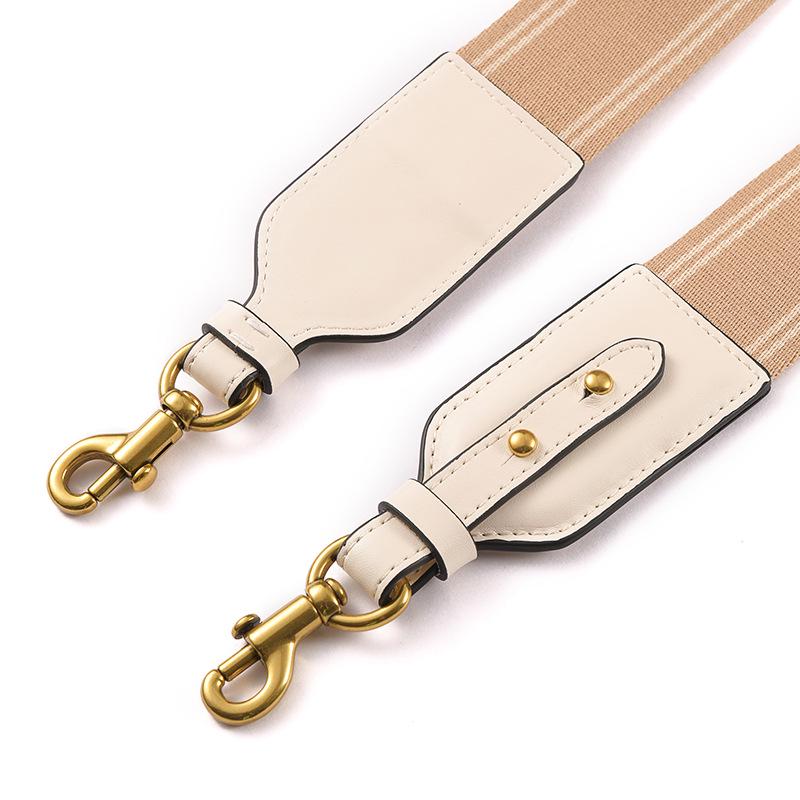 Ma Huang Shi Adjustable 4.5CM Webbing Bag Strap, Off-White Series, Women's Replacement Strap