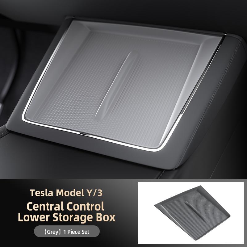 

Silicone Protective Cover For Tesla Model 3/Y Juniper 2025 Center Console Wireless Charging Car Interior Accessories серый