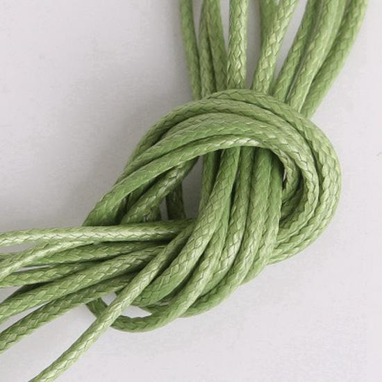 2mm Korean Waxed Cord Faux Leather Necklace Rope for DIY Jewelry Making & Bracelets.