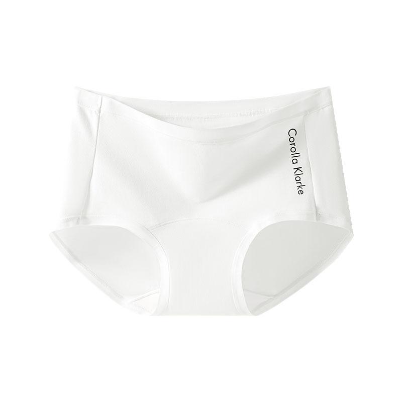Girl Spring and Autumn Simple Letter Pure Cotton 10A Extended Antibacterial File Middle Waist Triangle Briefs