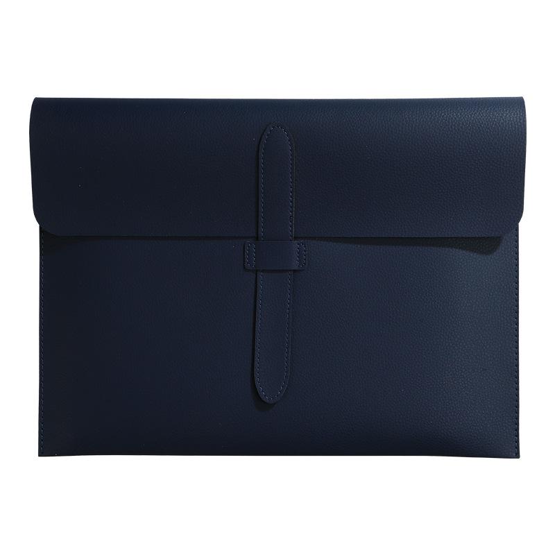 PU Leather Folder A4 Document Bag Business Briefcase Storage Enterprise Customization