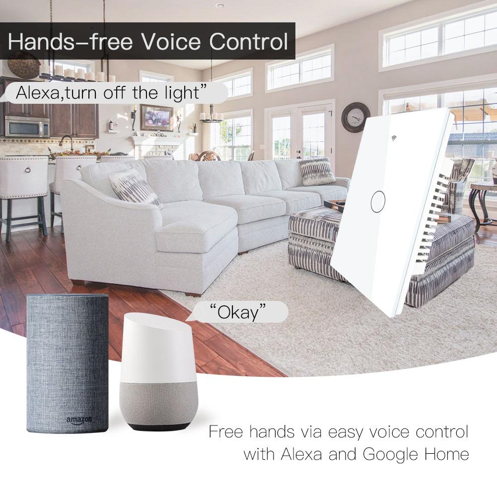 Tuya MOES Smart Light Wall Switch RF WIFI google Home, Smart Home Automation, Interruptor Wifi