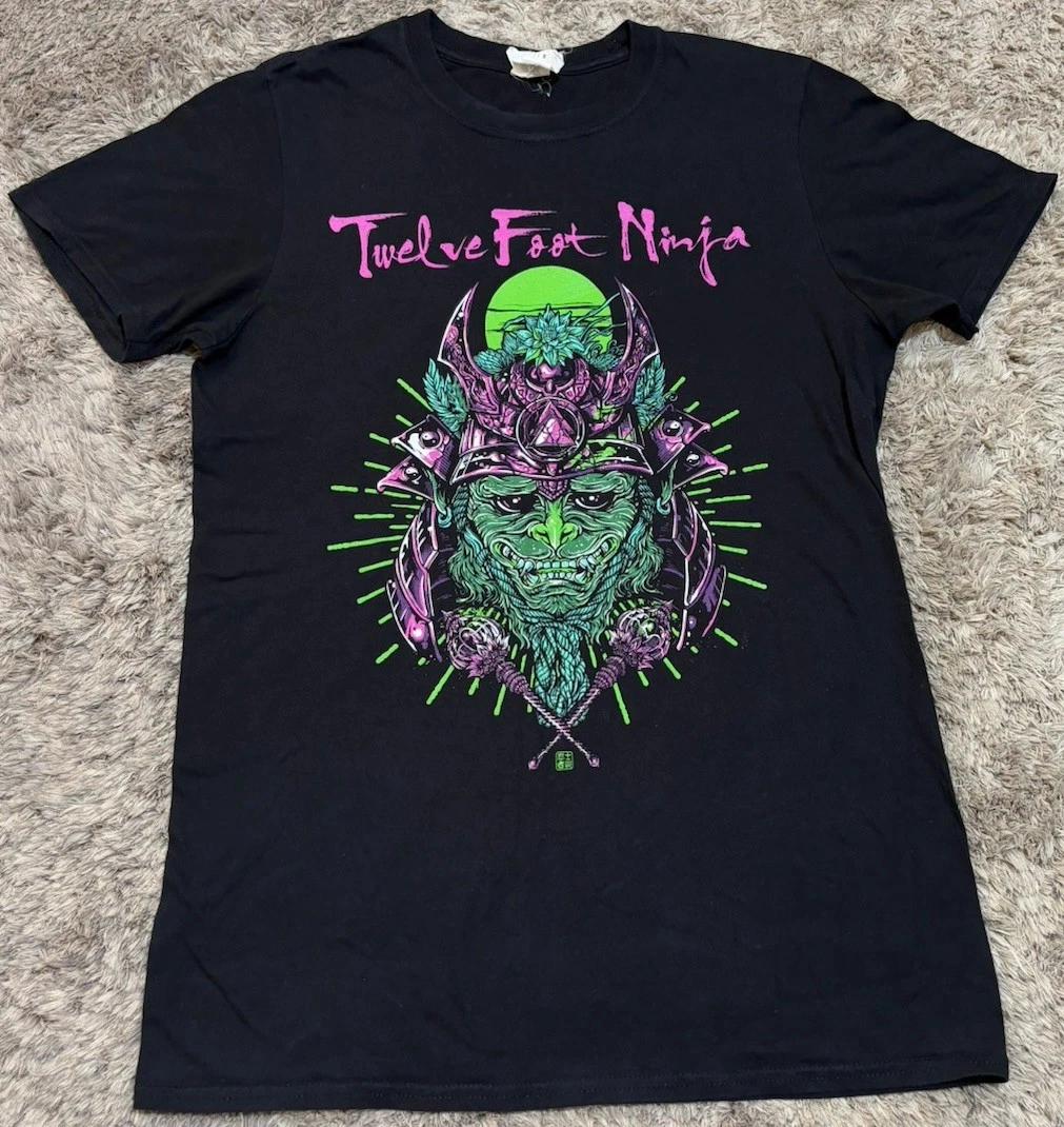 Twelve Foot Ninja Monsoon Artwork T Shirt Black Cotton Adult Unisex Size M 3XL