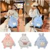 With pendant Bunny Crossbody Bag Large Capacity Plush Book Bag Plush Rabbit Backpack  Girls