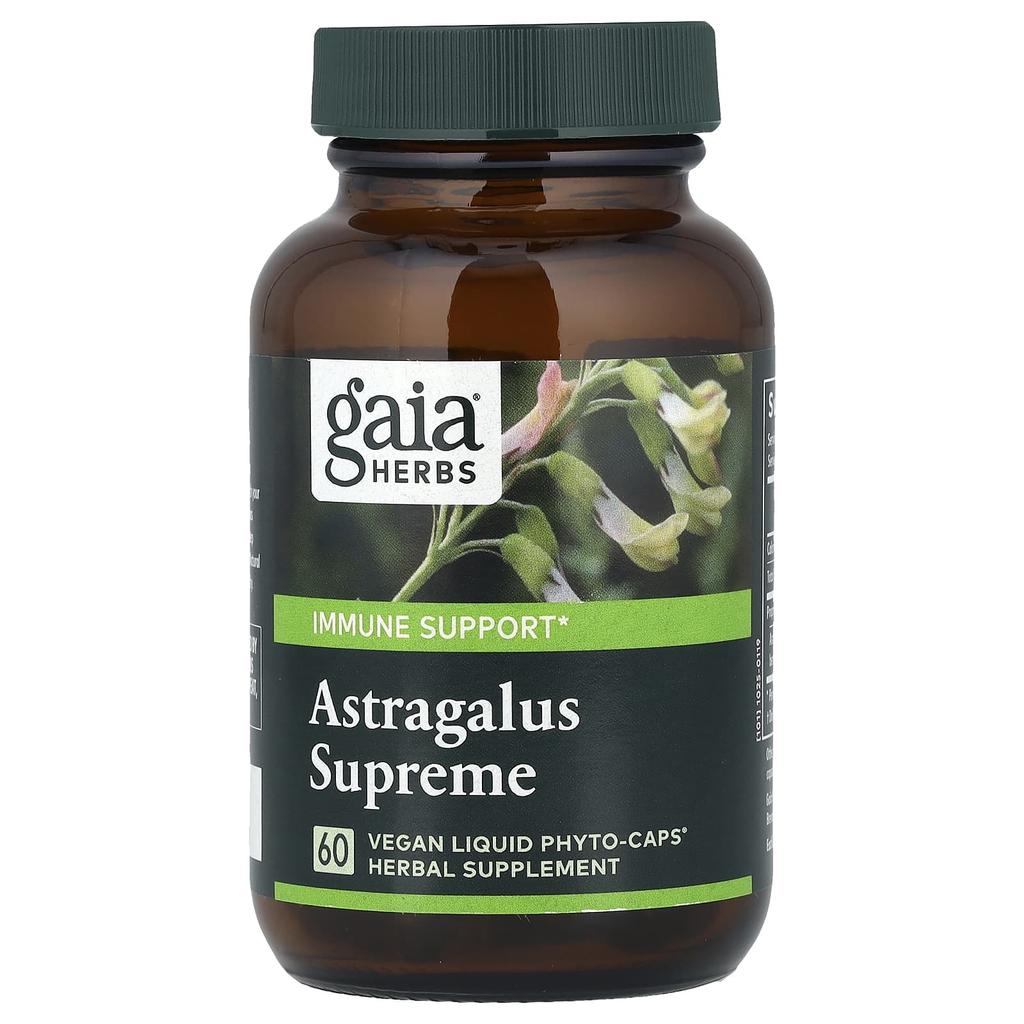 Astragalus Supreme, Vegetable Liquid Phyto Capsules 60