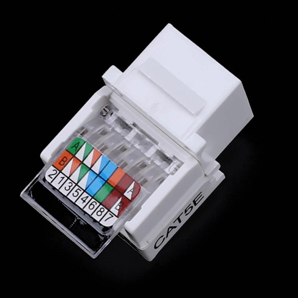 UTP Computer Outlet Cable Adapter RJ45 Connector Ethernet Cable Information Socket Network Module