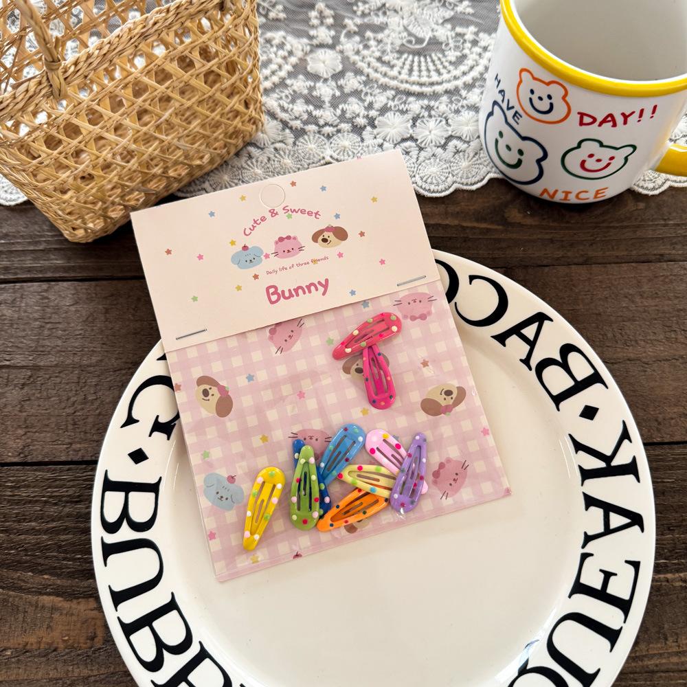 10 buc. Acele de păr coreene noi pentru copii, fete, culoarea ceaiului cu lapte, barete prințesă, clemă laterală, accesorii de păr pentru fetiță