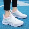 Breathale Casual Sneakers Women Knitted Lightweight Running Shoes Anti-slip Casual Sports Footwear for Jogging Walking Traveling