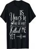 15th Wedding Anniversary For Him Couple 15 Years Of Marriage T-Shirt