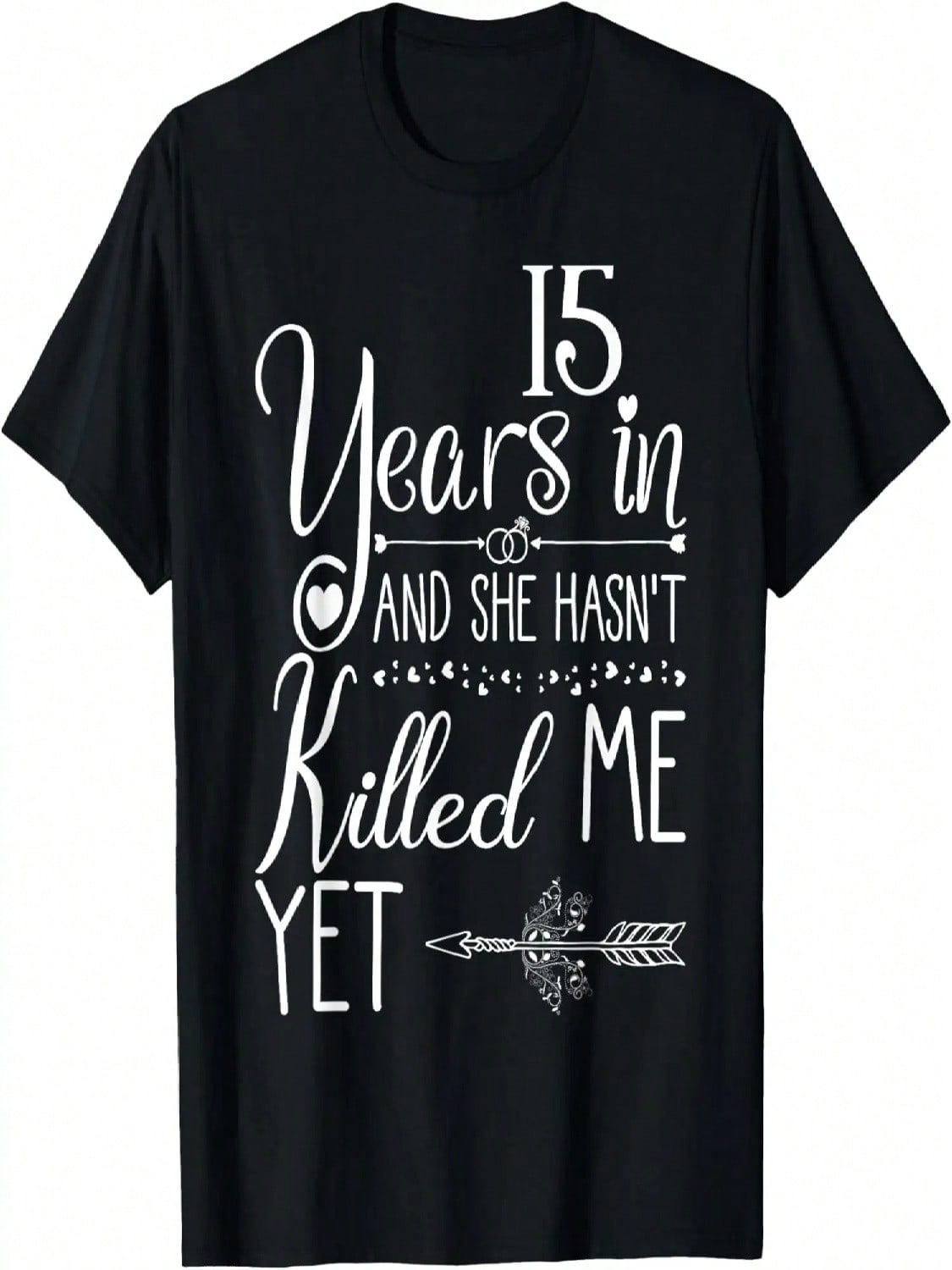 15th Wedding Anniversary For Him Couple 15 Years Of Marriage T-Shirt S разноцветный