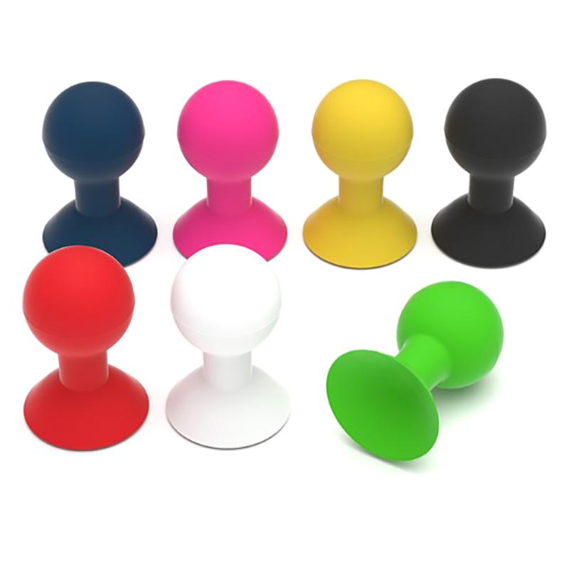 Colorful Universal Phone Holder Stander Monopod Mobile Phone Silicone Rubber Octopus Sucker Ball Stand Holder Mobile Phone Stand