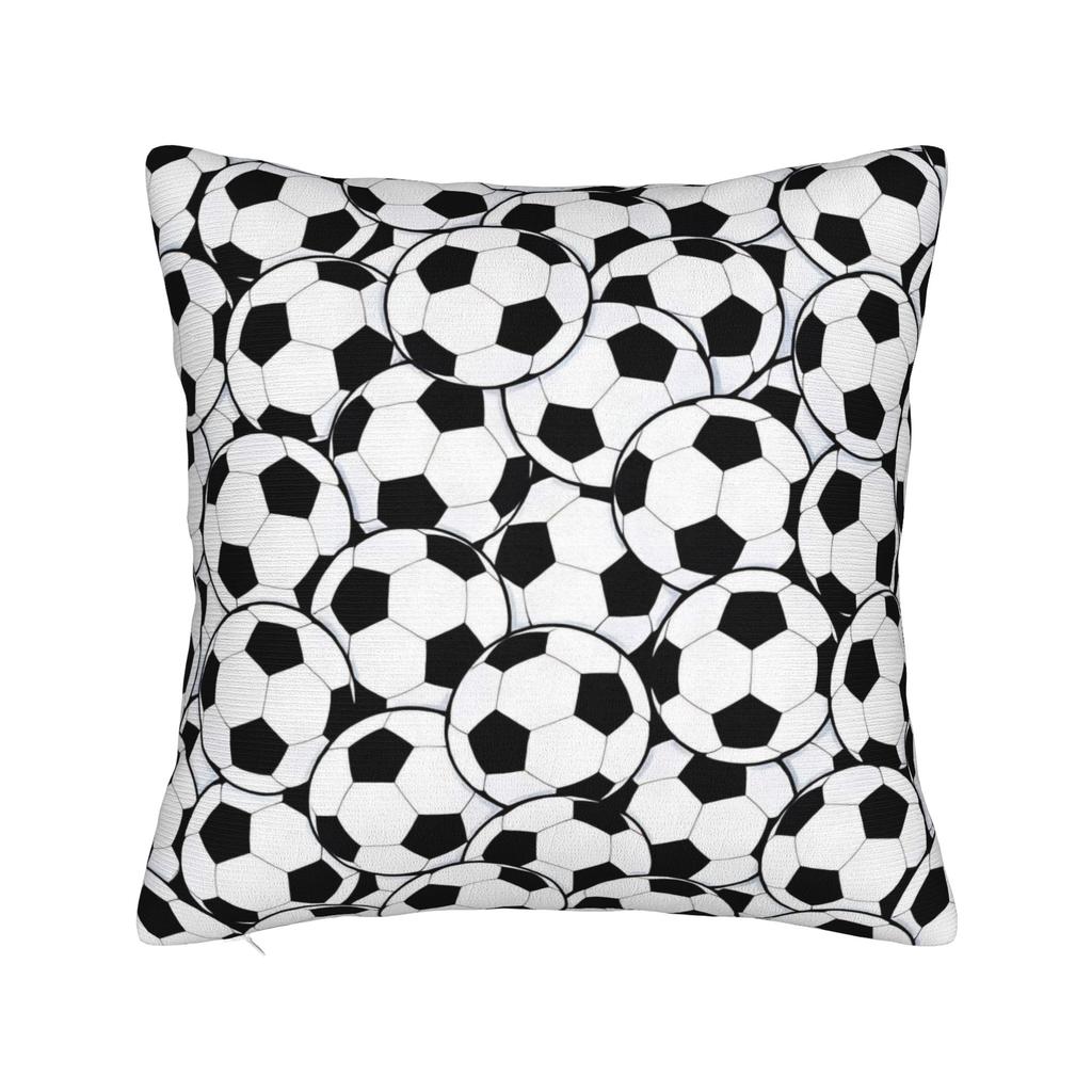 Pillow Cover Soccer Football Print Morden Pillow Case For Office Car Home Decor Pillowcases